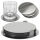 B-Ware: Glasuntersetzer Set Edelstahl 7-tlg - Silber-farbig