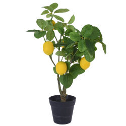 Künstlicher Zitronenbaum im Topf ca.58cm