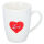 Becher mit Herz-Motiv für ca.330ml