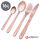 Besteckset 16 Teilig Edelstahl Alpina - rosegold farbig