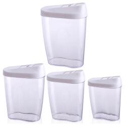 Vorratsdose 4er Set - Weiß