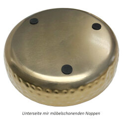 Deko-Schalen 3er Set - gold-farbig