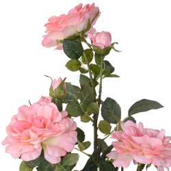 Künstliche Rosen-Strauchpflanze ca. 70cm
