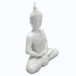 Buddha Deko Figur sitzend ca. 27,5cm