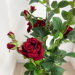 Künstliche Rosen-Strauchpflanze ca.95cm