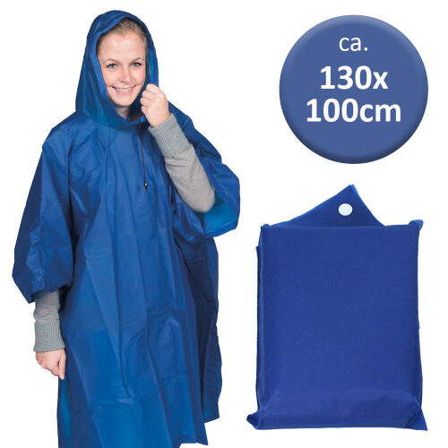 Regenponcho mit Kapuze & Tasche - Lifetime