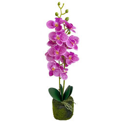 Künstliche Orchidee ca.41cm - Lila
