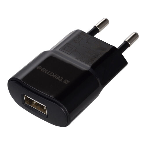 Tekmee 1A USB Ladegerät Universal - Schwarz