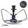 Al Malik Essaouira Wasserpfeife ca.25cm Schwarz Champ