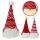 Zwerg-Weihnachtsmann Figur mit LED ca.22cm