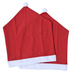 Weihnachtliche Stuhlhusse 2er Set je ca.60x48cm