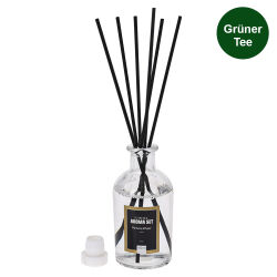 Raumduft mit Stäbchen ca.100ml Klar - Grüner Tee
