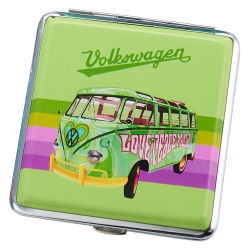 Zigarettenetui VW " Hippie Bus " 20er - Grün