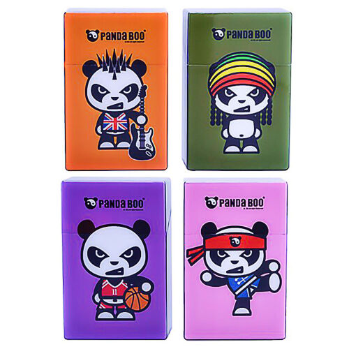 4er Set Zigarettenbox " PANDA BOO" Champ