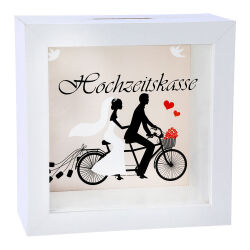 Spardose " Hochzeitskasse " ca.14,5cm