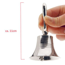 Handglocke Metall ca.11cm