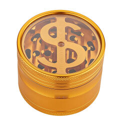 Grinder Alu " Leaf Skull Dollar " 63mm Champ...