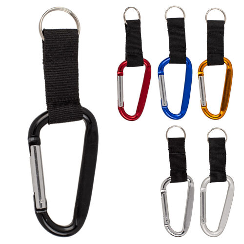 Metall Karabiner mit Schlüsselanhänger