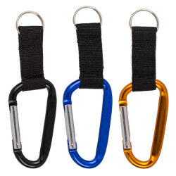 Metall Karabiner mit Schlüsselanhänger