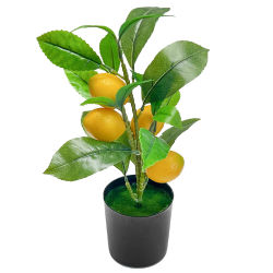 Künstlicher Zitronenbaum im Topf ca.36cm