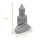 Buddha Figur Zen Garten Deko-Set mit Teelicht