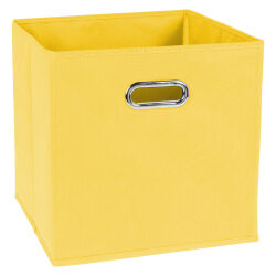 Aufbewahrungsbox mit Grifföse ca.30x30x30cm - Gelb