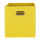 Aufbewahrungsbox mit Grifföse ca.30x30x30cm - Gelb