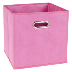 Aufbewahrungsbox mit Grifföse ca.30x30x30cm - Rosa