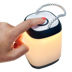 Tragbare Tischlampe mit 3 Helligkeitsstufen