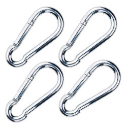 5er Set Metall Karabiner je für bis zu 150kg - Black+Decker