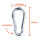 12er Set Metall Karabiner je für bis zu 50kg - Black+Decker