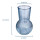 Glas  Vase mit Streifen Design  ca.17,5cm