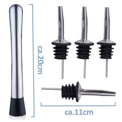 Cocktail-Set 14 teilig in Aufbewahrungsdose - alpina