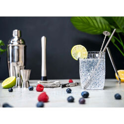 Cocktail-Set 14 teilig in Aufbewahrungsdose - alpina