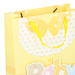 3er Set Geschenktaschen " Baby / Girl / Boy " ca.32x26x12cm