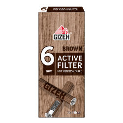 GIZEH Active Filter Braun 6mm 10er Box