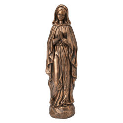 Heilige Mutter Maria Figur Bronze-farbig ca.20cm