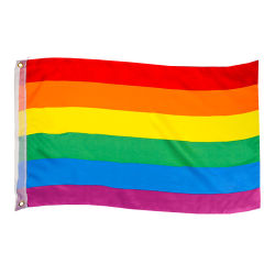 Regenbogen Fahne ca.150x90cm mit Metallösen