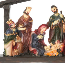 Weihnachtskrippe ca.14x19cm