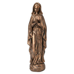 Heilige Mutter Maria Figur Bronze-farbig ca.30cm -...