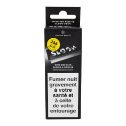 Sloow Black King Size Slim 8 Heftchen je 32 Blatt im Blister