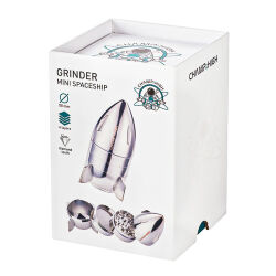 Grinder Metall " Mini Rakete " 50mm Champ - Silber