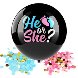 Baby Gender Reveal Party Ballon " He or She "...