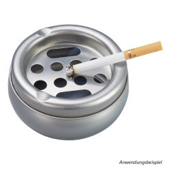 Aschenbecher Aluminium ca.10x6cm Champ