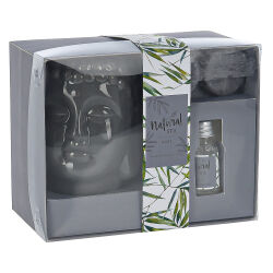Buddhakopf Duftlampe Geschenkset