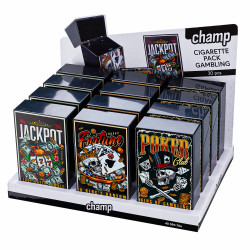 Zigarettenbox " Gambling " 20er Champ (Zufallsprinzip)
