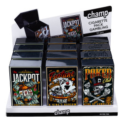 Zigarettenbox " Gambling " 20er Champ (Zufallsprinzip)