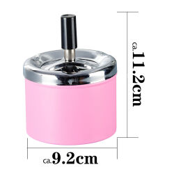 Push-Drehaschenbecher " Pink " Champ