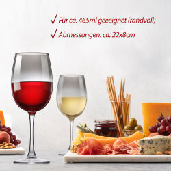 Smoked Weingläser 4er Set ca. 465ml - Alpina