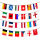 Flaggenkette 24 europäische Länder ca.7m